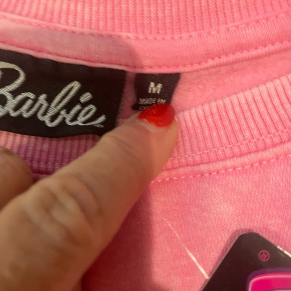 BARBIE Oversized Crewneck Sweatshirt Size Medium NEW - Picture 4 of 10